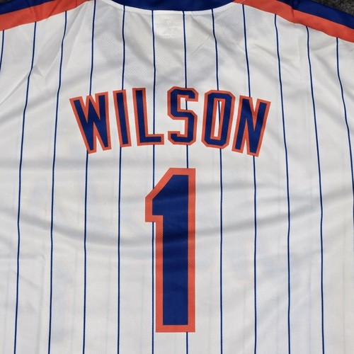 New York Mets 25th Anniversary Mookie Wilson #1 Stadium Giveaway Trikot Größe XL - Bild 7 von 12