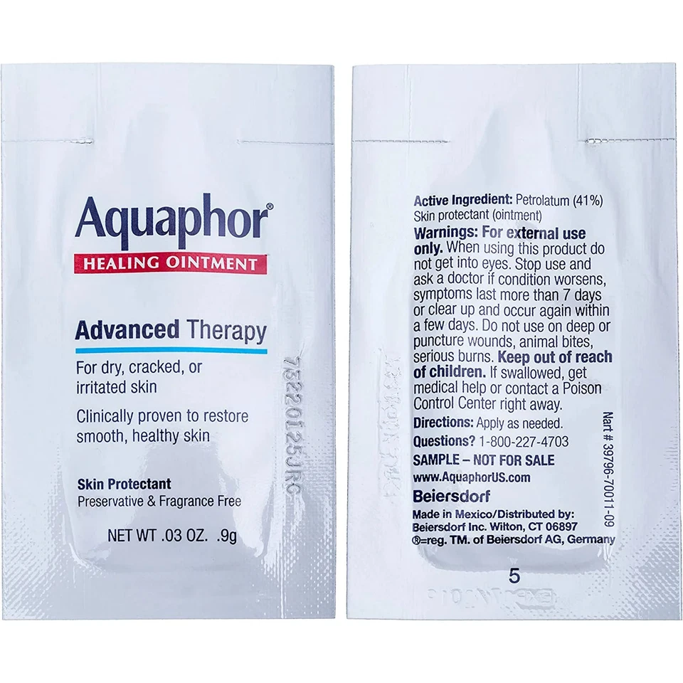 Aquaphor Pomada Curativa Terapia Avanzada Protector de la Piel Contiene 144 Paquetes Foto 2 de 4