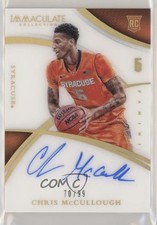 2015 Panini Immaculate Collegiate Rookie Numbers 70/99 Chris McCullough Auto 2u3