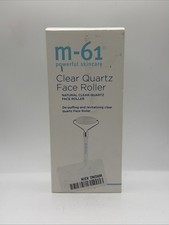 m-61 Clear Quartz Face Roller De-Puffing & Revitalizing Face Roller New in Box