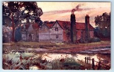 Postal de Wardley Hall cerca de Manchester Inglaterra Reino Unido