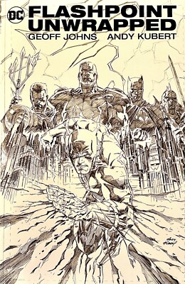 DC Comics FLASHPOINT Unwrapped Sketch Variant #1 New & Unread Hardcover Book