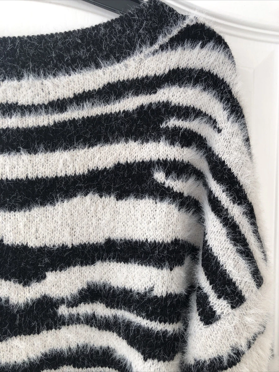 River island zebra best sale jumper