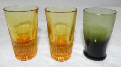 Lot of 2 plus 1 Glasses for Atlas with globe on His shoulders bar set