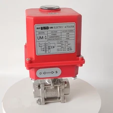 1pcs Electric ball valve UM-1 electric actuator MIT-UNID-CNS DN25