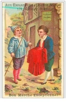 CHROMOS.CHAUSSURES AUX ENFANTS DE LA GRANDE NATION.TAILLEUR.n°19