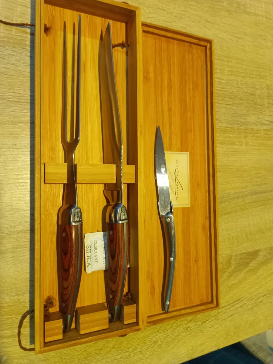 service a decouper manche corne lame inox guepe et poly