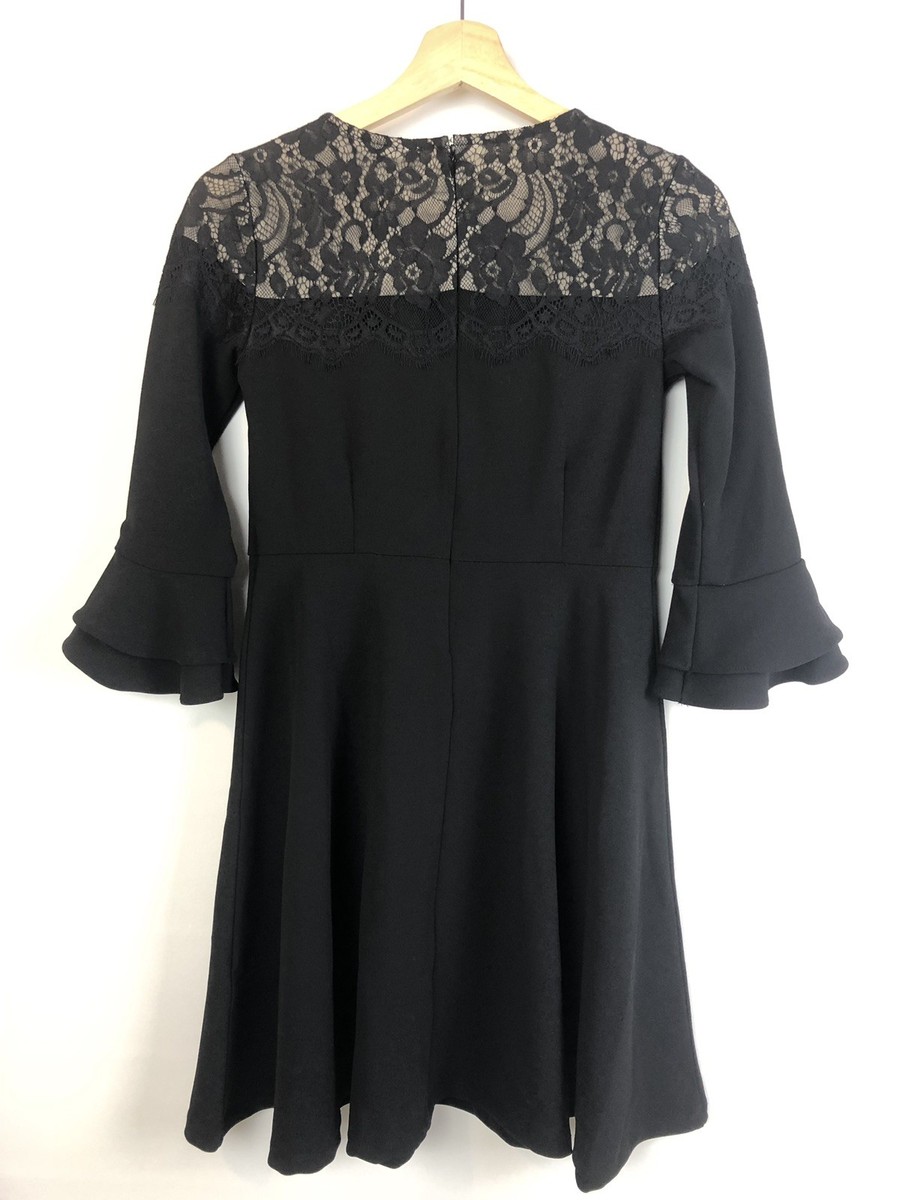evening shift dress with sleeves Flared Sleeve Shift Dress-Multi, Orchid Canopy main image 1
