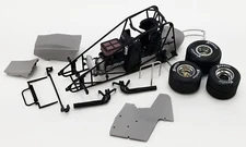 BUILD WINGED / WINGLESS SPRINT CAR GRAY PRIMER 1:18 KIT ACME A1800153 URC USAC