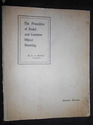 The Principles of Model & Common Object Drawing - c1932 - Art, Illustrated, RARE