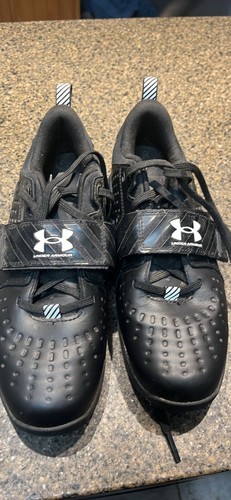 Size 8.5 - Under Armour Reign Lifter Black White - Picture 5 of 7