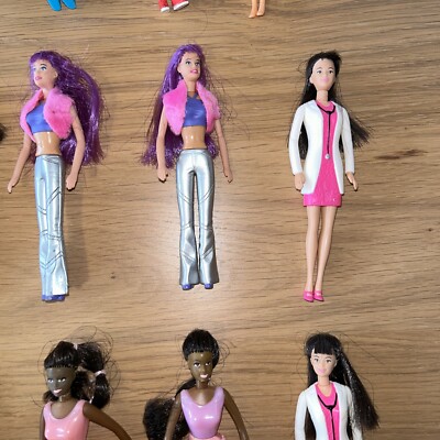 Lot De 3 Mini Poupées Barbie McDonald's USA - Ballerines édition 2001 - Occasion