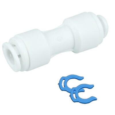 Verbindungsstück (gerade) 1/4 Zoll Schlauch (6mm), Fitting mit Quick-Verbindung 