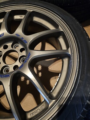 17x7J 4x100 42 Work Emotion CR KAI JDM Wheels WORK | Set of 4 | WP