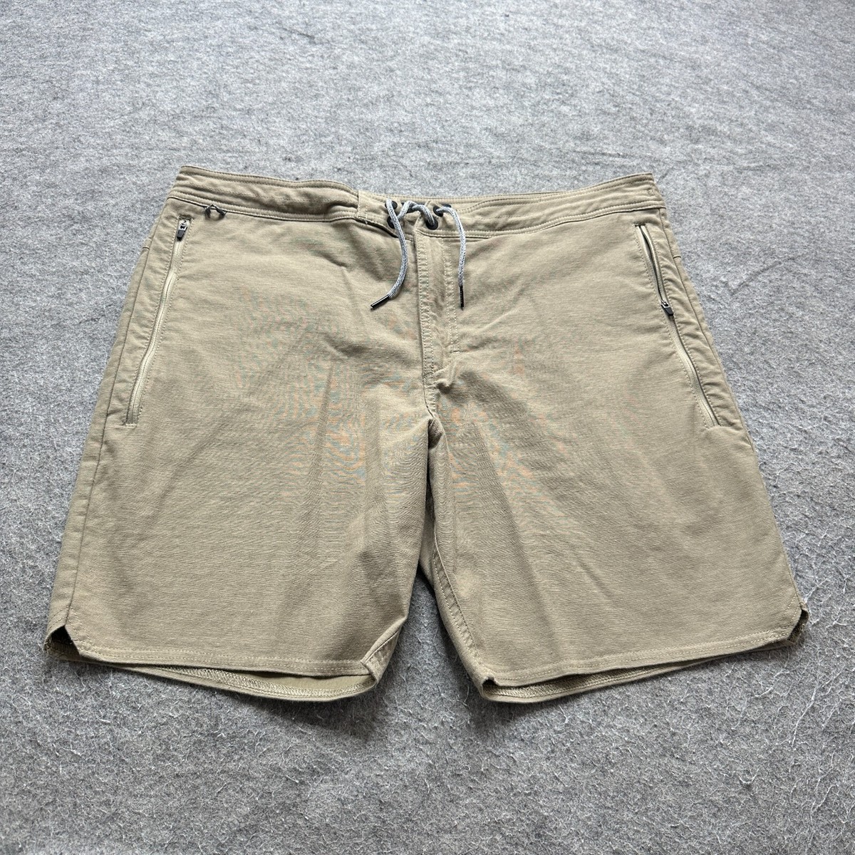 Roark Revival Travel Cargo Shorts Men 38 Khaki Beige 8