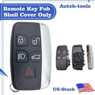 For Land Rover Range Rover Evoque Sport LR2 LR4 Jaguar Key Fob Shell Case Cover