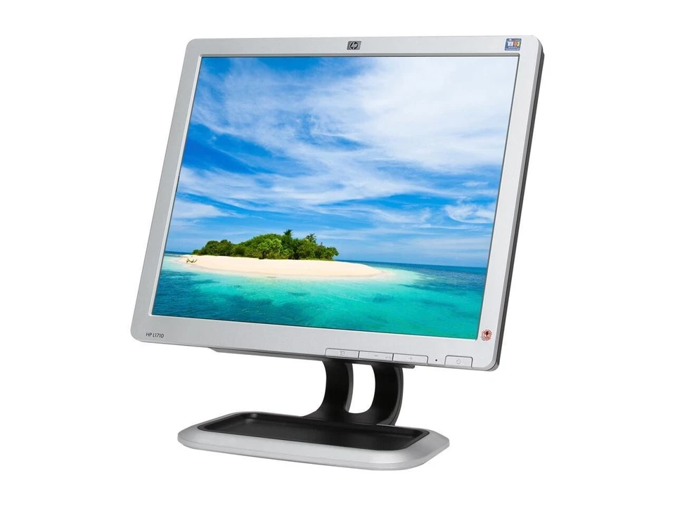 HP L1750 17” SXGA 1280 x 1024 Flat Panel TFT LCD Monitor 800:1 VGA 75 Hz Grade A - Image 2 of 4