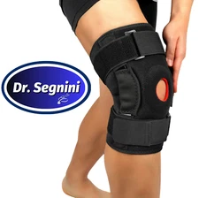 Knee Brace Hinged Compression Sleeve Joint Support Open Patella Stabilizer Wrap✅