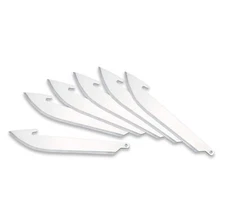 OUTDOOR EDGE 3.0" RazorSafe Replacement Drop-Point Knife Blades, 6 Pieces