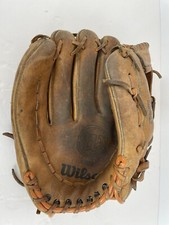 WILSON A9822 12" Leather Baseball Softball Glove LHT Mitt Vintage