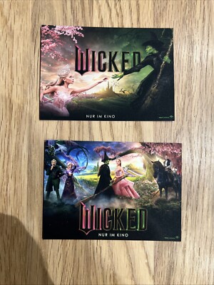 Wicked Sammelkarten Trading Cards UCI LIMITIERT SELTEN NEU MINT Ariana Grande