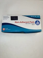 Dynarex #3438 Non-Adherent Pads, 3" x 8" - Qty: 50 (A3)