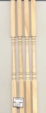 PORCH VERANDA POST -  dollhouse trim wood 4pcs 7030 column 4pack Houseworks 12"