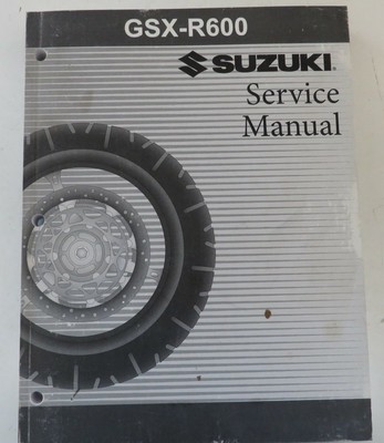 Suzuki GSXR600 Service Shop Repair Manual 2003 99500-35100-03E | eBay