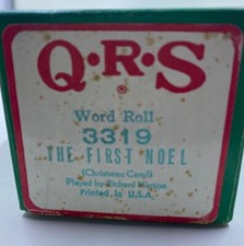 QRS Word Roll 3319 The First Noel Played By Richard Merton