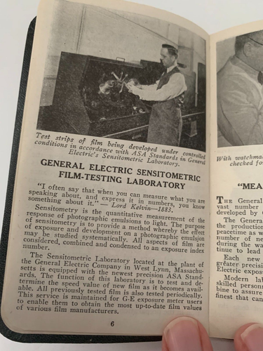 GE Fotodatenbuch 1946 mit Reparaturanleitung Karte Vintage - Bild 4 von 24