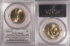 2024 D Missouri Innovation George Washington Carver PCGS MS66 Position A