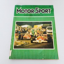 Motor Sport UK Magazine Vintage Formula One Car Racing August 1977
