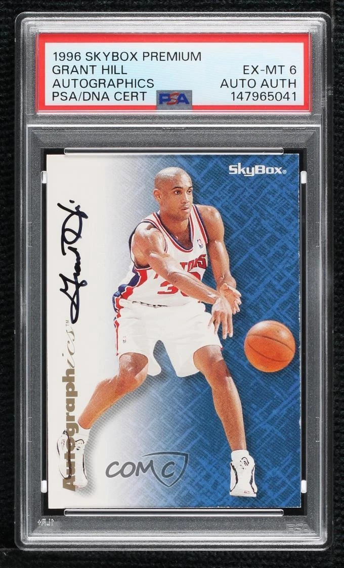 Grant Hill Basketball Autographed Sports Trading Cards