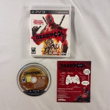 Deadpool Marvel PlayStation 3 Complete Video Game ps3 wolverine