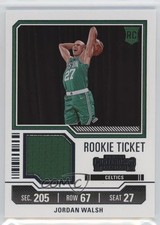 2023-24 Panini Contenders Rookie Ticket Swatches Jordan Walsh #RTS-WAL 03xg