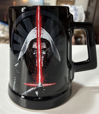 Star Wars Coffee Mug Black Red Kyle Ren 20oz Cup