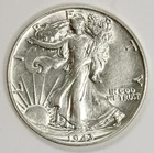 Photo of a 1943-P Walking Liberty Half Dollar from an eBay listing that sold on Jul 21, 2026