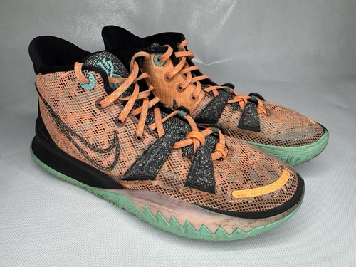 Nike Kyrie 7 Play for the Future Orange Basketball Athletic Shoes Mens Size 7