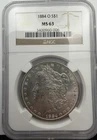 1884-O New Orleans Morgan Silver Dollar NGC MS 63