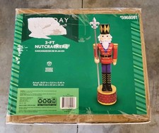 Holiday Living   Christmas Nutcracker   36" Freestanding   Lowes 5968091   New 