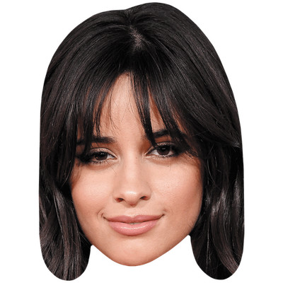 Camila Cabello (Smile) Big Head. Larger than life mask.