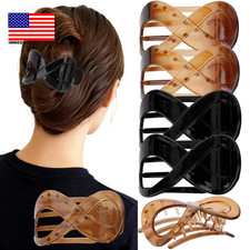 6PCS Flat Claw Clips for Women Concord Large Hair Clips for Thin Thick Hair       
