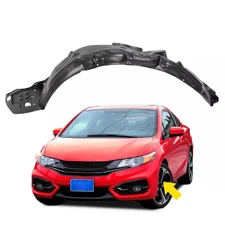 Inner Fender Liner For Honda Civic Coupe Sedan 2012-2015 Front Left Driver Side