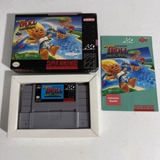 Super Troll Islands Nintendo SNES CIB Complete Trolls