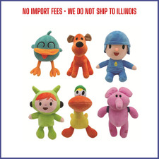 Pocoyo Plush Doll Kawaii Elly Elephant Barto Duck Stuffed Animal Toy FREESHIP