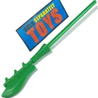 Vtg MOTU ScareGlow HALBERD staff original 1987 scare glow green weapon accessory