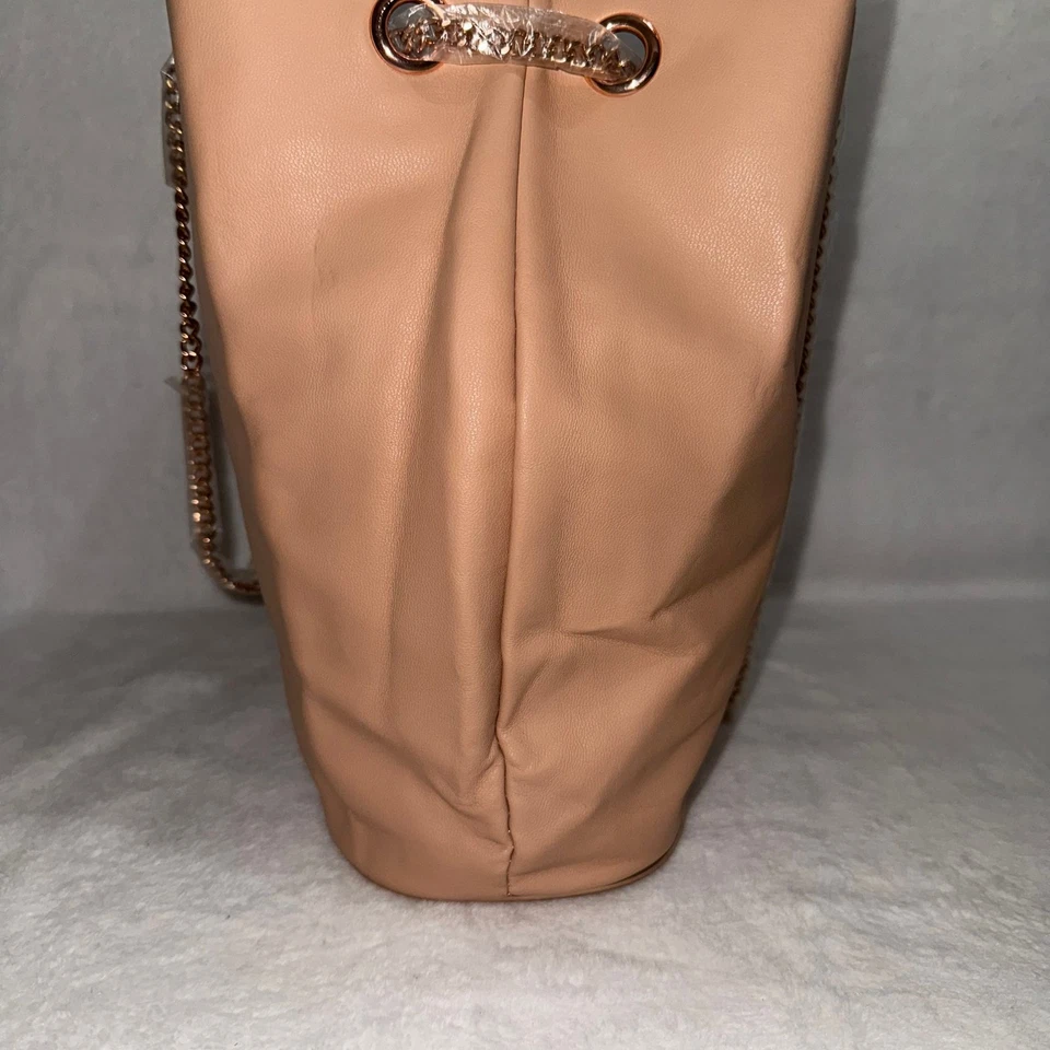 Bolso Cubo Paco Rabanne Olympea Rubor Rosa Oro Rosa Imitación Cuero Foto 2 de 4