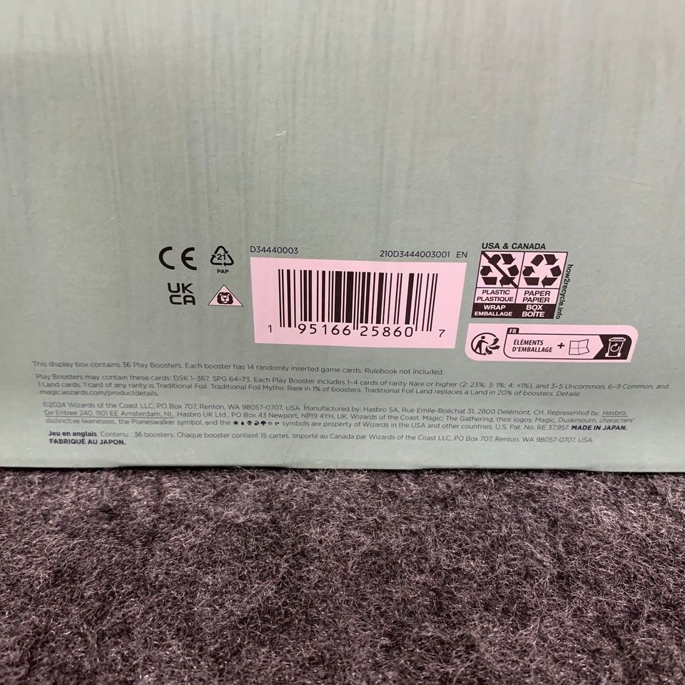 Magic: The Gathering Duskmourn: House Of Horror Collector Box – Factory Sealed