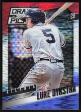 Luke Dykstra 2014 Panini Prizm Perennial Draft Red White and Blue Pulsar #88