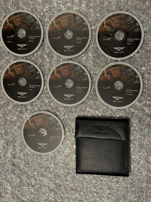 2004 Bentley Continental GT X7 Navigation Disc Set in Bentley Disc Case